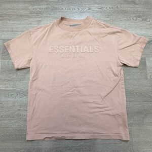 Essentials Fear of God Short Sleeve T Shirt Youth Large 10 Matte Blush